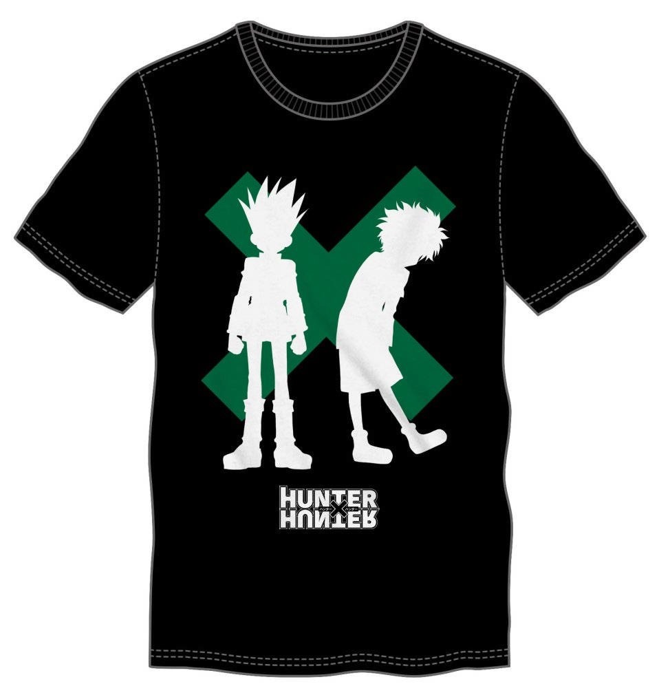 ** Легальная ** Футболка с оригинальным силуэтом аниме Hunter X Hunter Gon Killua TS4HM5