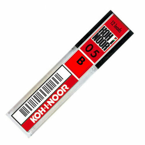 ASTUCCIO MINE PER PORTAMINE KOH-I-NOOR 0,5 MM B PZ 12 MINE E205-B R262