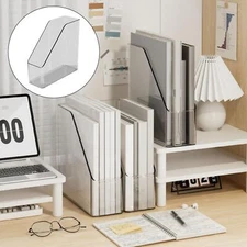Magazine Holder Lightweight Dustproof Document Rack for Book Magazine Office