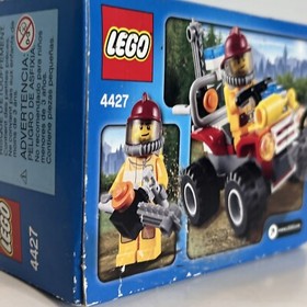 LEGO CITY Forest Fire ATV Truck Fireman Fighter Minifigure Set New Retired 4427