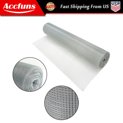 Hardware Cloth 48in x100ft 1/4in Galvanized Welded Mesh Wire Metal Chicken Fence