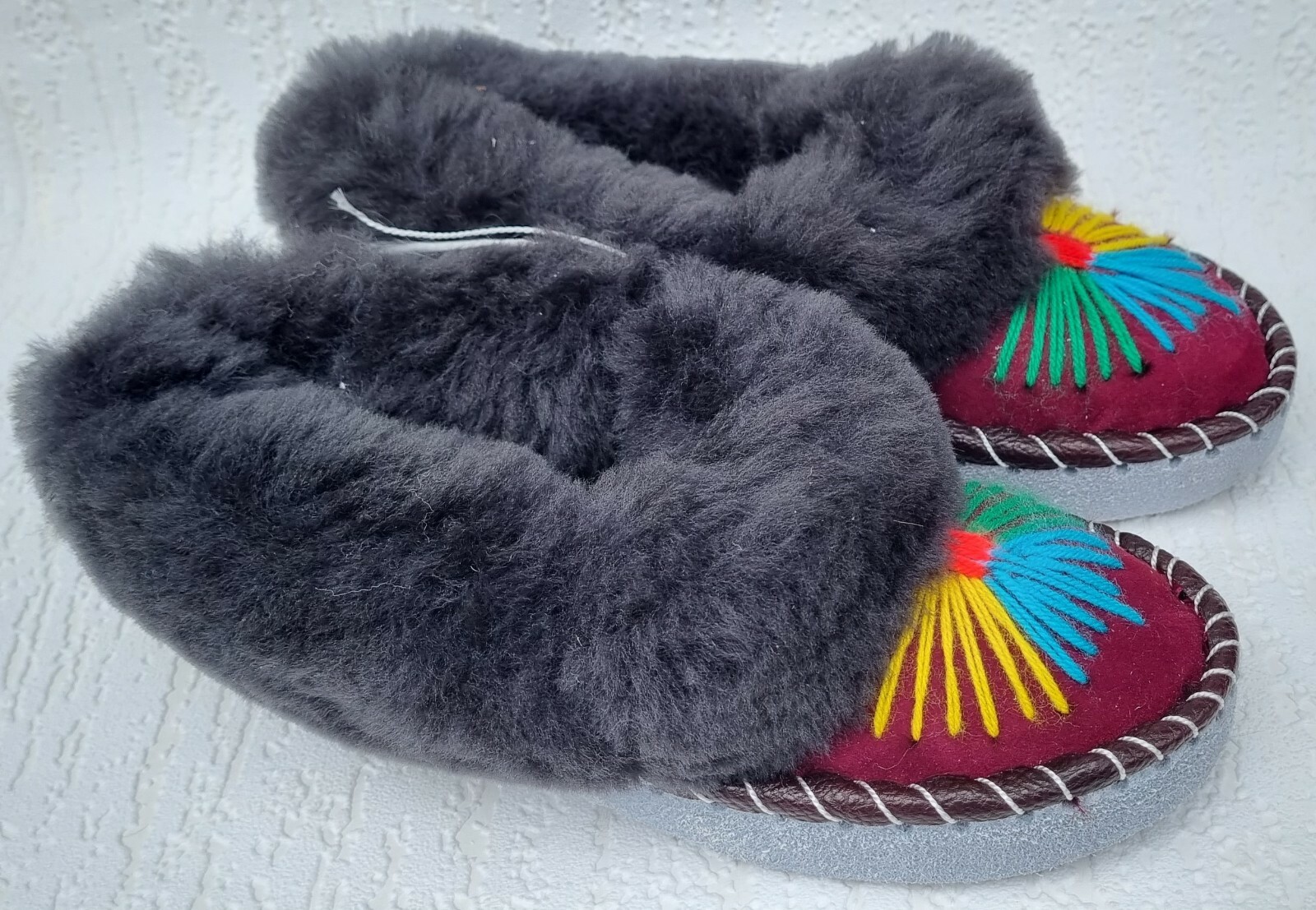 APL PELLICCIA DI AGNELLO calde PELLICCIA n.36 NUOVE pelle di pecora pelle (540 1222) fatte a mano