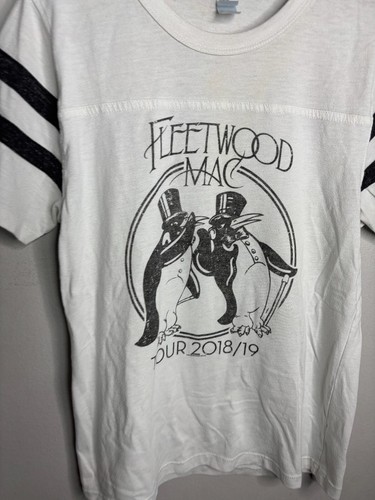 Fleetwood Mac Tour 2018/2019 Mens M M Graphic Shirt Striped Sleeves 6004 - Picture 2 of 5