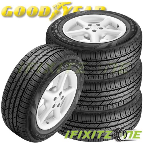 4 Goodyear Assurance Fuel Max 205/55R16 91H All Season 65000 Mileage