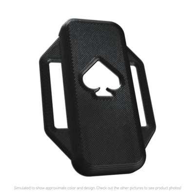 Watchband Case for YubiKey 5/5C NFC   Convenient and Secure Key Holder (Spade)