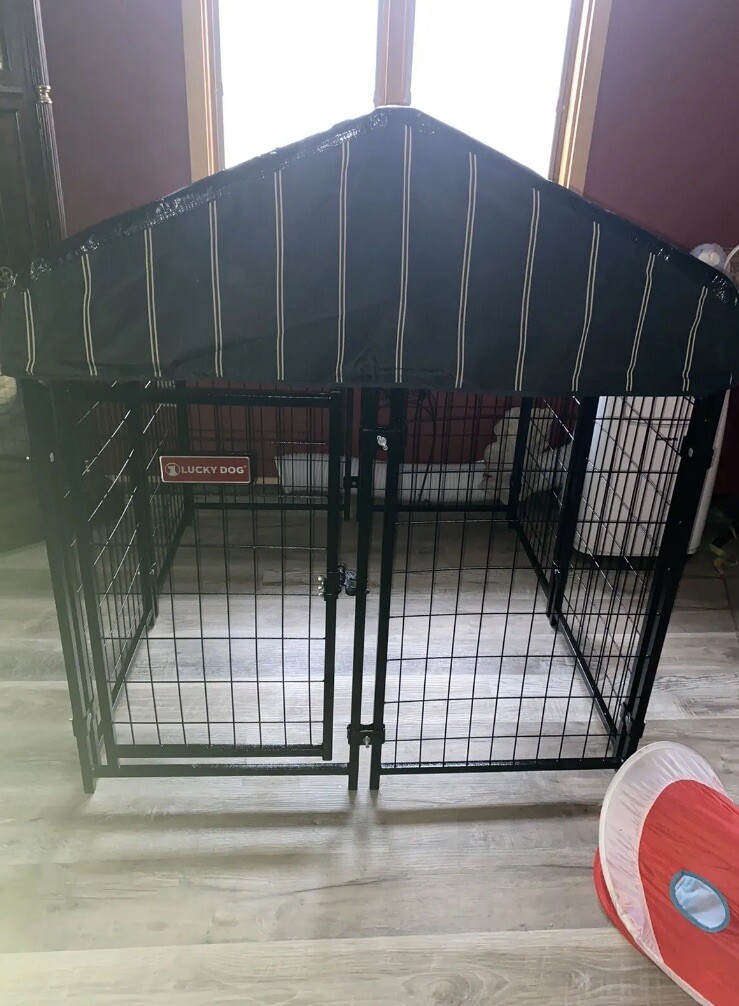 Lucky Dog Pet Resort Patio & Deck Kennel eBay