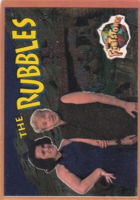 1993 TOPPS THE FLINTSTONES PROMO CARD #2 THE RUBBLES NMMT *A9342