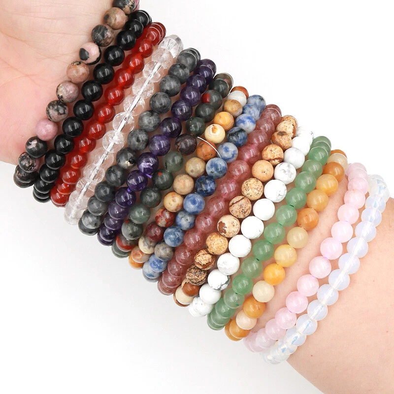 Round stone bracelets sale