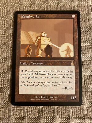 Metalworker Urza's Destiny Artifact Rare MAGIC MTG CARD Played | eBay