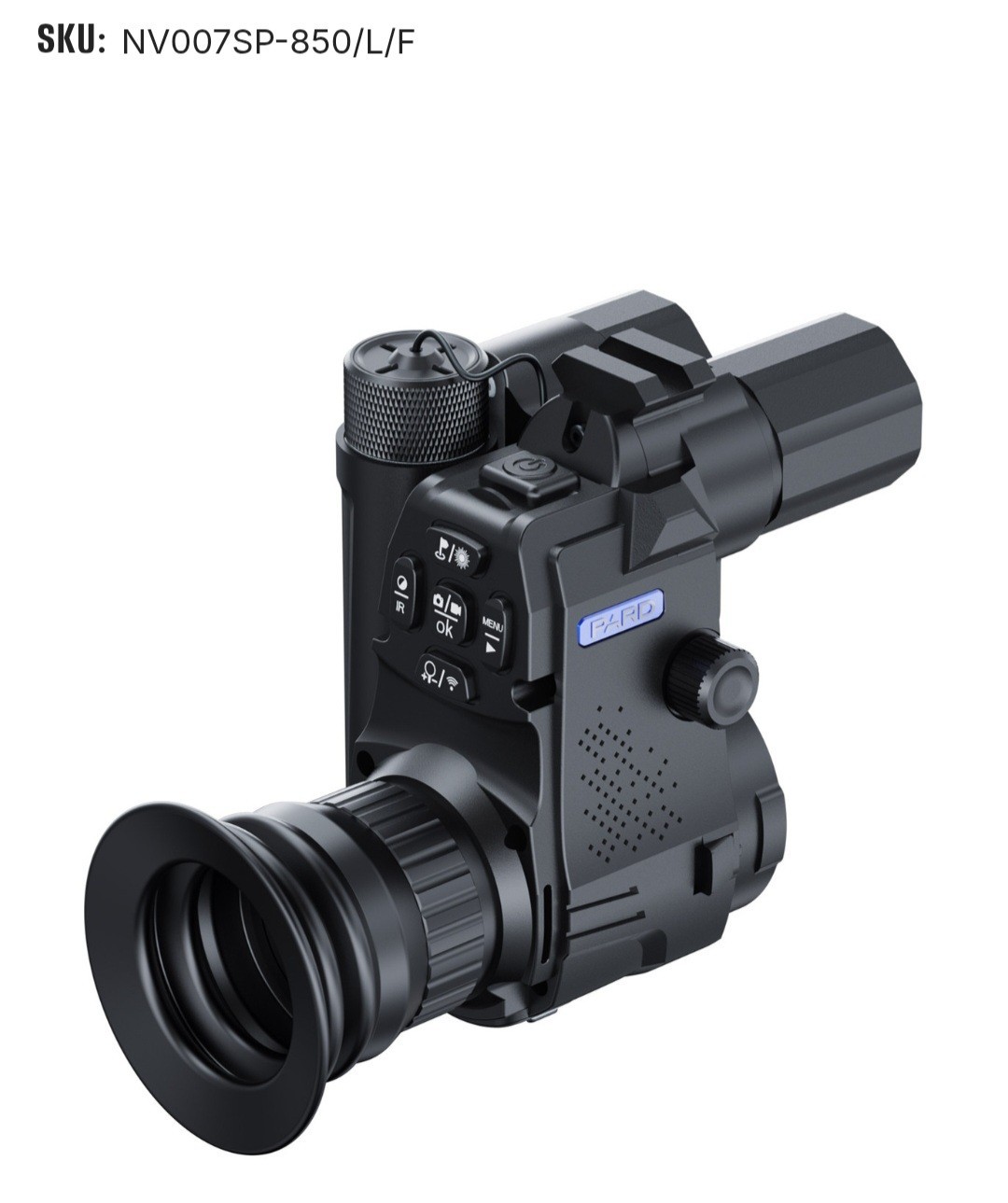 PARD NV007SP-LRF 850nm Night Vision Scope Clipon NV 2560*1440 CMOS
