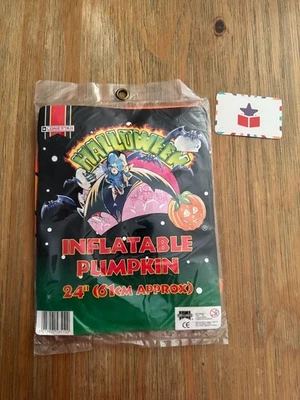 Décoration Halloween Vintage LONESTAR – Citrouille Gonflable 24" – Neufs - Photo 1/4