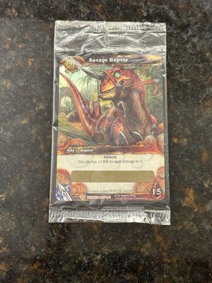 World of Warcraft Savage Raptor L00t Card RARE Mount WoW TCG