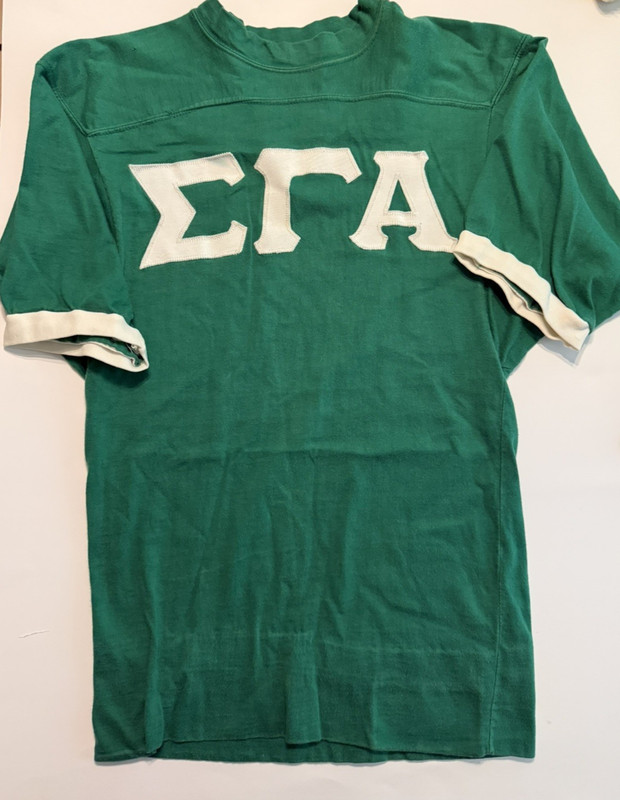 Sigma Gamma Alpha Sorority Crewneck T-Shirt Stitched on Letters