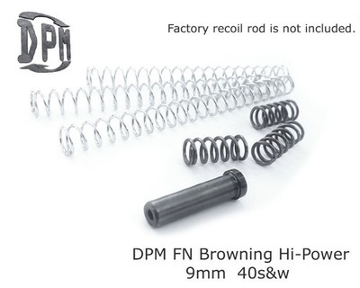 DPM Recoil Reduction Guide Rod FN Browning Hi-Power 9x19mm 40S&W