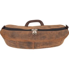 Bolso Cantle Cashel de Cuero Envejecido - Bolsa de Sillín de Montar Sendero Rústico Premium