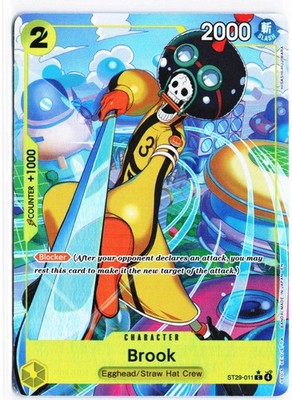 Brook (Full Art) C Starter Deck 29: Egghead ST29-011 NM