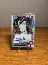 MALVIN VALDEZ 2021 BOWMAN CHROME 1ST SPECKLE REFRACTOR RC AUTO 251/299 #CPA-MV