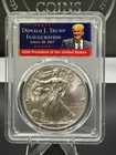 2018-W PCGS MS70 Silver Eagle Trump Inauguration First Strike West Point RARE!!
