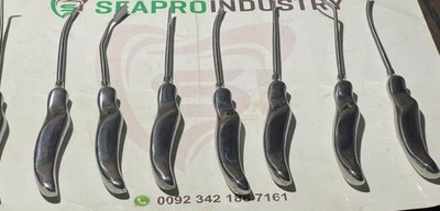 Face Lift Browlift Dissector & Elevator Set of 8 Pcs Plastic Surgery Instruments