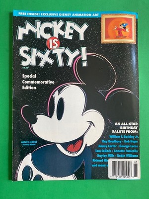 Mickey is Sixty! Commemorative Magazine Mickey Mouse Animation Art