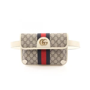 Sac ceinture Gucci Ophidia Gg Supreme marque hors toile enduite de PVC taille body coatin
