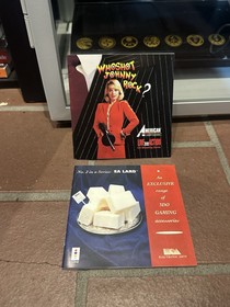 Who Shot Johnny Rock? &bull; Panasonic 3DO Game + Manual CIB Long Box Complete Boxed