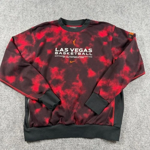 Nike WNBA Las Vegas Aces Sweatshirt Mens Medium Red Black Tie Dye DZ5405-010 - product listing photo