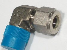 1- Swagelok Monel Elbow Connector, 1/2" OD Tube x 1/2" Male NPT,  M-810-2-8