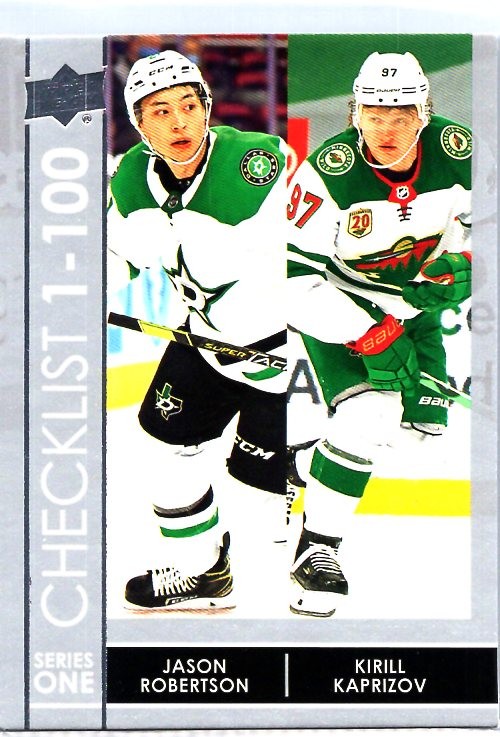 2021-22 Upper Deck #199 Jason Robertson / Kirill Kaprizov CL French