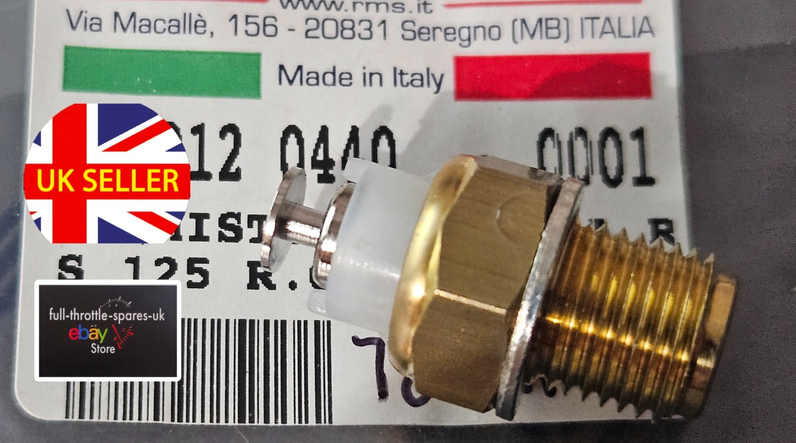 NEW CYLINDER HEAD WATER TEMPERATURE SENSOR APRILIA RS 125 1995-2012 UK :-)