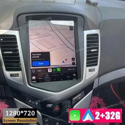 NHOPEEW Android 15.0 Carplay GPS NAVI WiFi Car Radio Stereo BT For Chevy Cruze 2009-2015