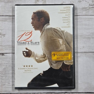 12 Years A Slave Academy Award Winner New 20th Century Fox DVD