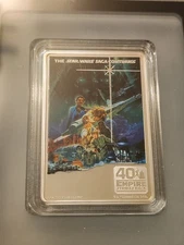 2020 STAR WARS THE EMPIRE STRIKES BACK 40TH ANNIVERSARY 1 OZ SILVER COIN BOX COA