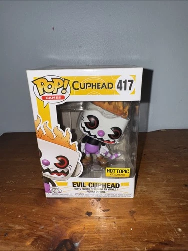 Funko Pop Games #417 Evil Cuphead Cuphead Hot Topic Exclusive Soft Protector