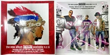 N.E.R.D. NERD Nothing DOUBLE SIDED POSTER 18 X 18 NEW!!!!!!! Pharrell Williams