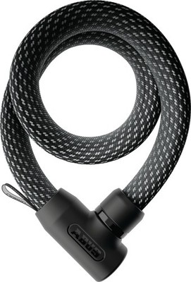 Abus Kettenschloss YARNIT 4004K/110 schwarz Textilschloss Level 7 flexibel 110cm