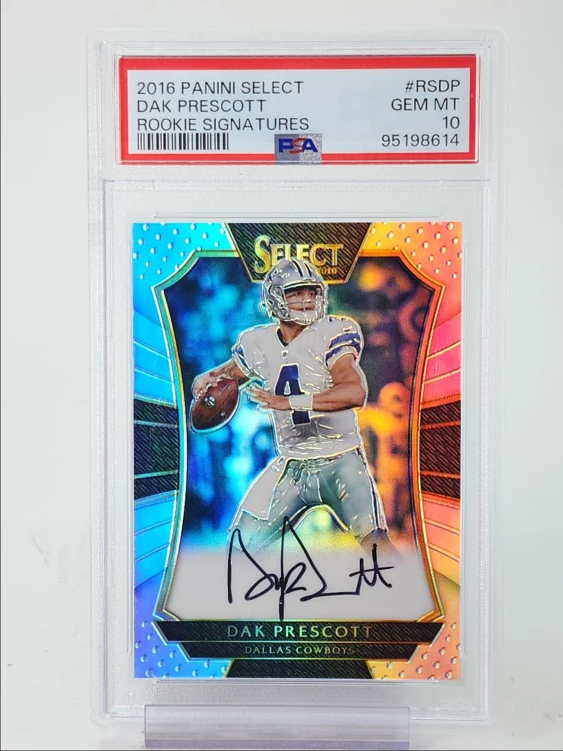 Dak Prescott Panini Select Rookie Signatures #RSDP Base