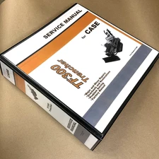 CASE TF300 TRENCHER SERVICE REPAIR SHOP MANUAL Inc. OPERATORS and PARTS CATALOG