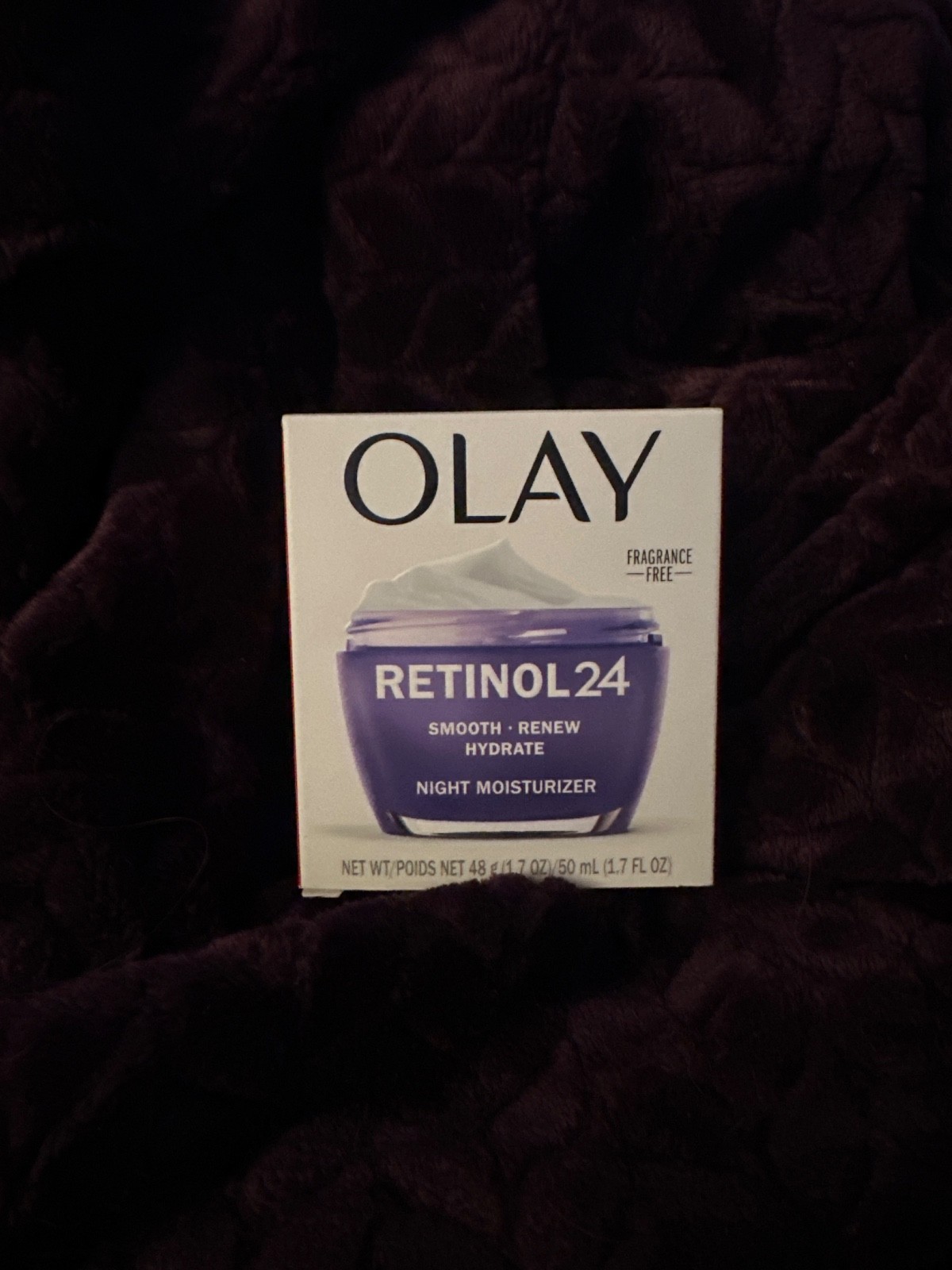 Olay Regenerist Retinol 24 Night Face Moisturizer - 1.7oz FRAGRANCE FREE (NEW)