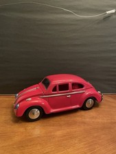 Vintage 15 Japan Red 60s Vw Volkswagen Bug Music Box Decanter Tin Bandai