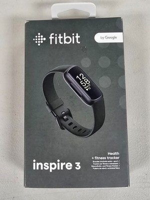 Fitbit Inspire 3 Health & Fitness Tracker Black   New Open Box