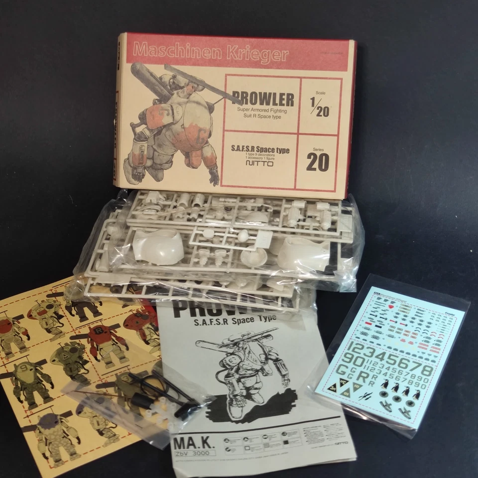 Maschinen Krieger PROWLER 1:20 Nitto original Plastic Model Kit - SAFS SF3D - Immagine 2 di 2