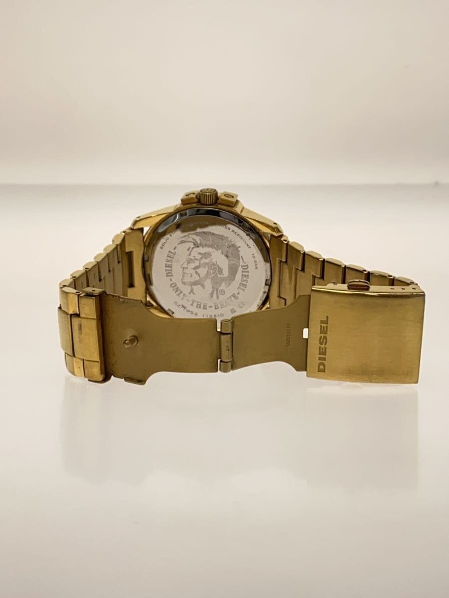 DIESEL / クォーツ腕時計/アナログ/ステンレス/GLD/GLD/DZ-1952 DIESEL DZ-1952 Quartz Analog Gold Stainless Steel Watch Excellent