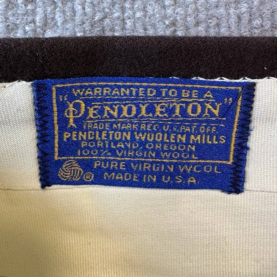 Vintage NWT Pendleton Country Traditionals Wool Unhemmed Pants 33 Deadstock - Image 4 of 4