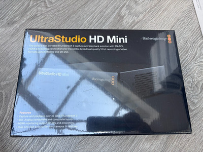 Neu in OVP Blackmagic Design Ultra Studio HD Mini mit 3G-SDI - versiegelt - UVP551 