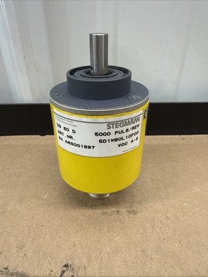 STEGMANN DG 60 D PULSE/REV INCREMENTAL ENCODER 5000 puls/rev 4-6 VDC 5D1WBOL10F0