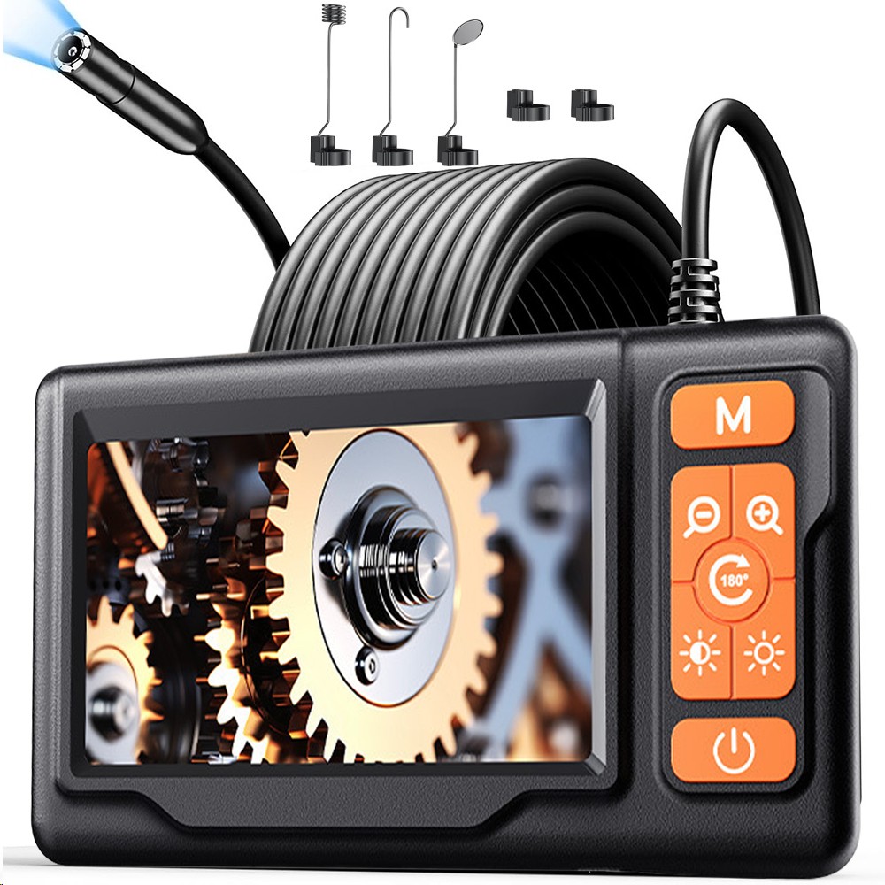 1080P 8mm Lens Industrial Endoscope Digital Borescope Inspection Camera LED Lamp — image 2