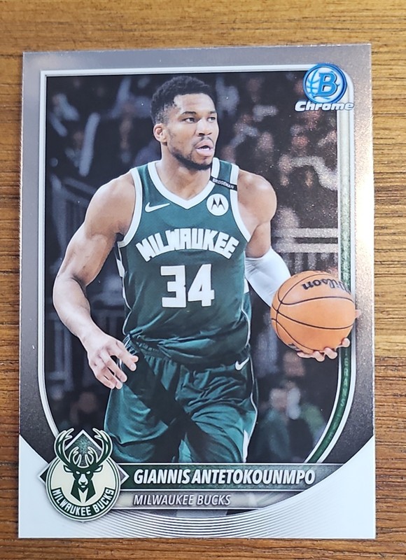 2025-26 Bowman - Chrome Giannis Antetokounmpo #BCV-80