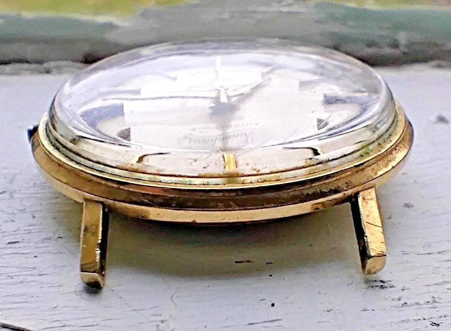 Lucien Piccard Seashark 10 K G.F. Automatic Men's Wristwatch Parts/Repair - Image 4 of 4