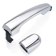 Exterior Door Handle Passenger Side Chrome Handle Replacements for Rear Right
